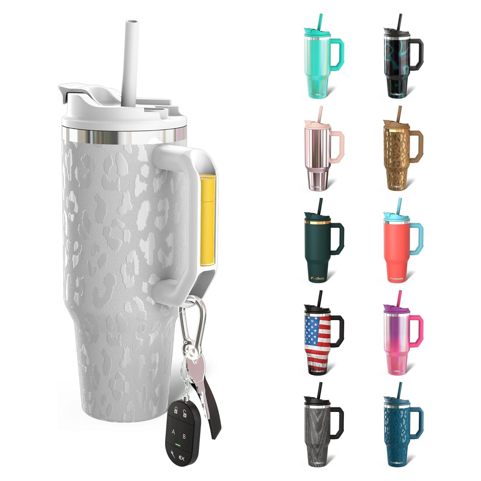 Vaso Aislado de Acero Inoxidable Frost Buddy 1.18 L Leopardo