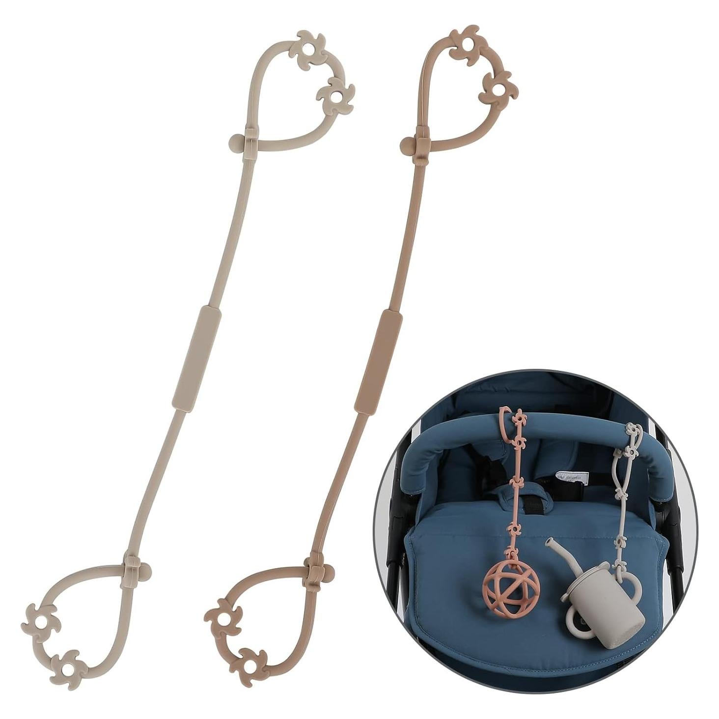 Correas de Seguridad para Juguetes TOPGOMES - Silicona Ajustable 52 cm