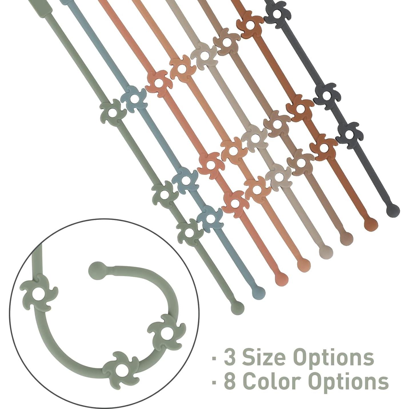 Correas de Seguridad para Juguetes TOPGOMES - Silicona Ajustable 52 cm