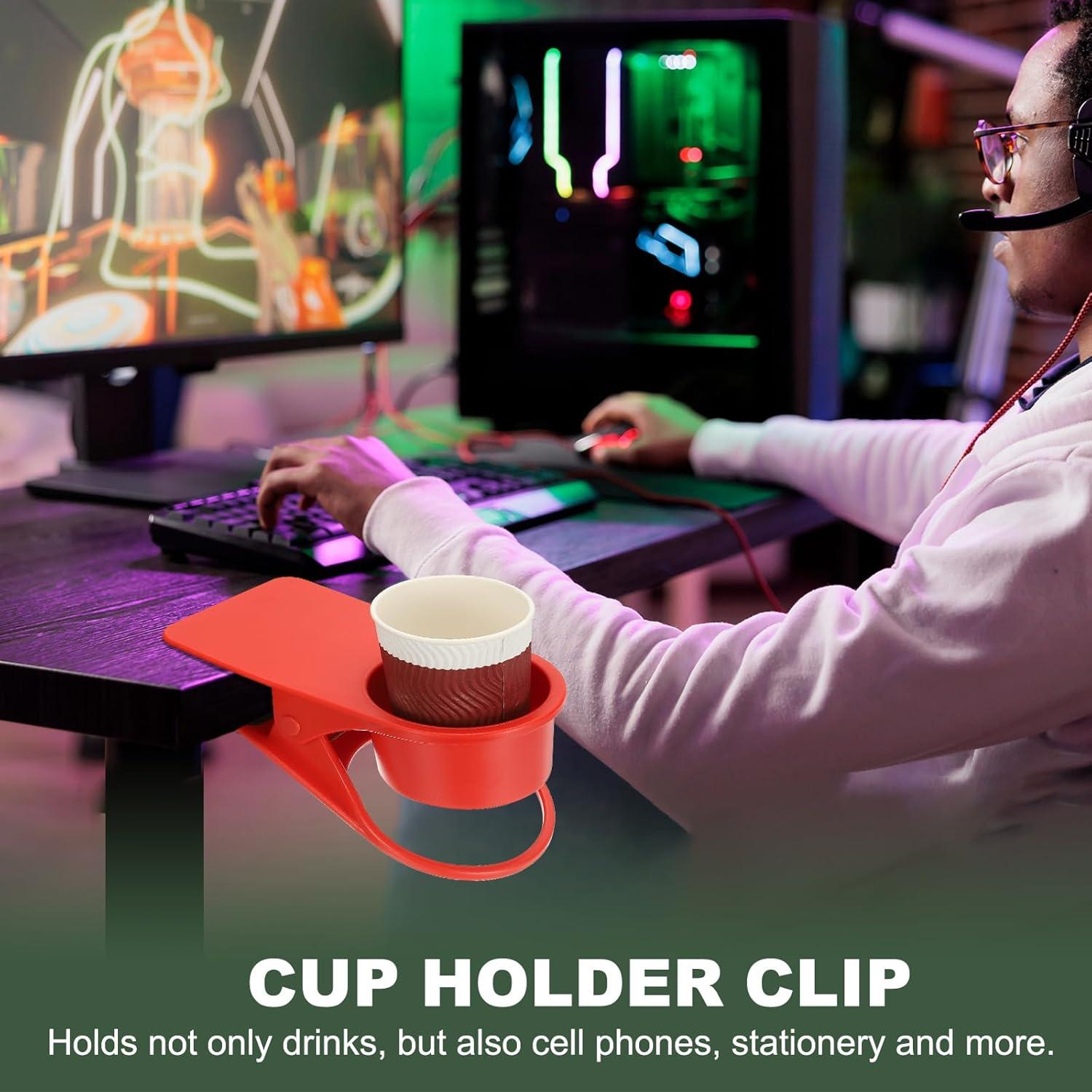 Soporte para Taza PATIKIL Verde, Clip para Mesa y Sillas