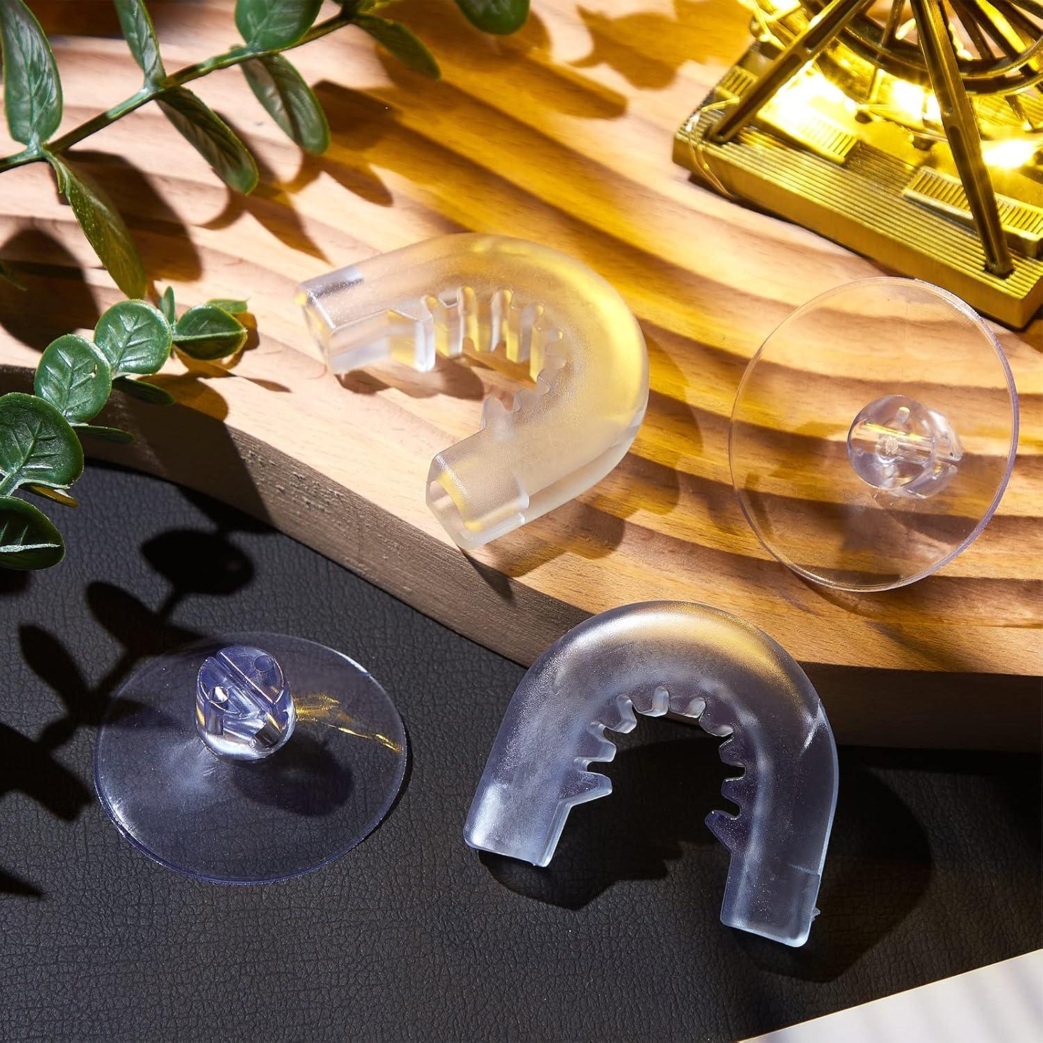 Conectores de Ducha Tondiamo 6 Piezas con Ventosas y Anillos