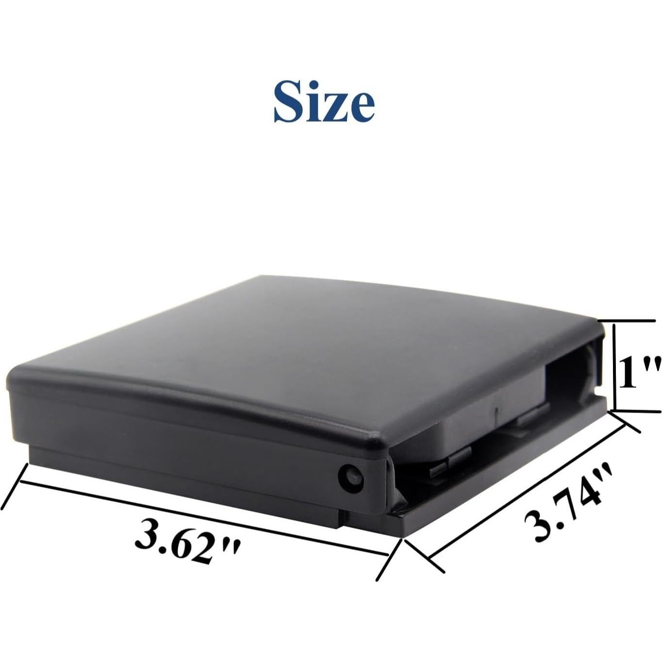 Soporte de bebida ajustable YSIL para coche y barco - 2PCS negro