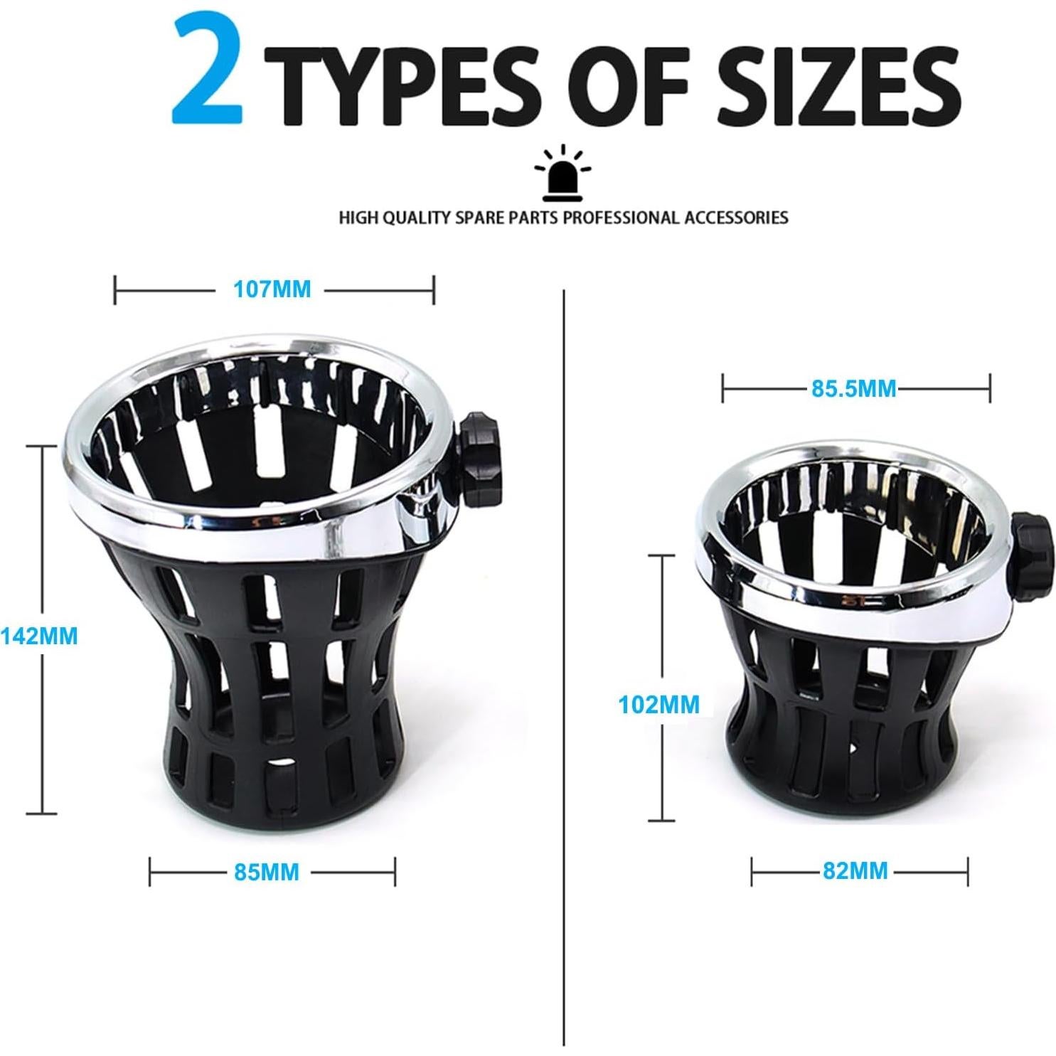 Soporte para taza de bebida de manillar RUNNING PANTHER 142mm