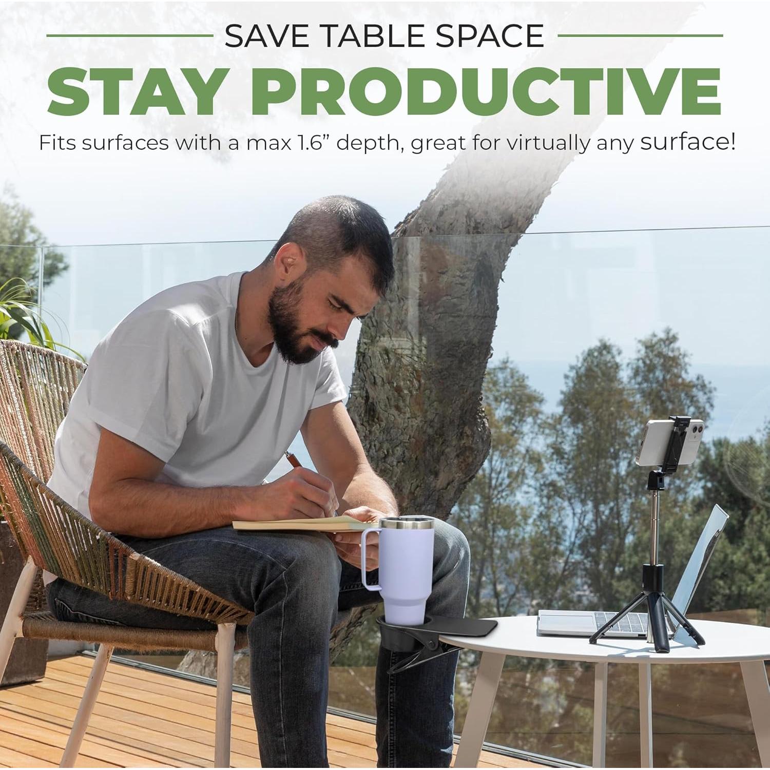 Soporte para Tazas Aisle 3 Essentials - Clip para Mesa 1-Pack