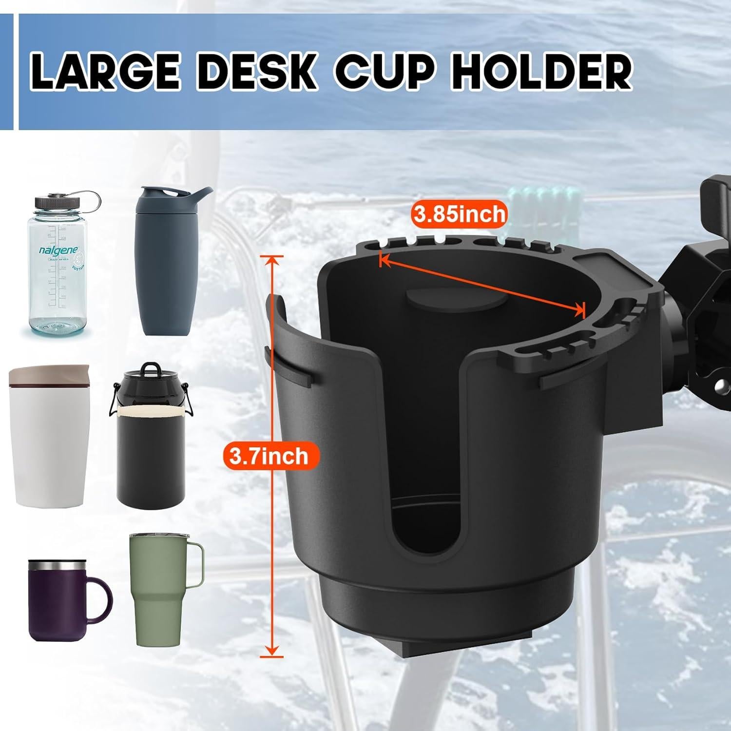 Portavasos de Aluminio EDSRDUX para Motocicleta y ATV