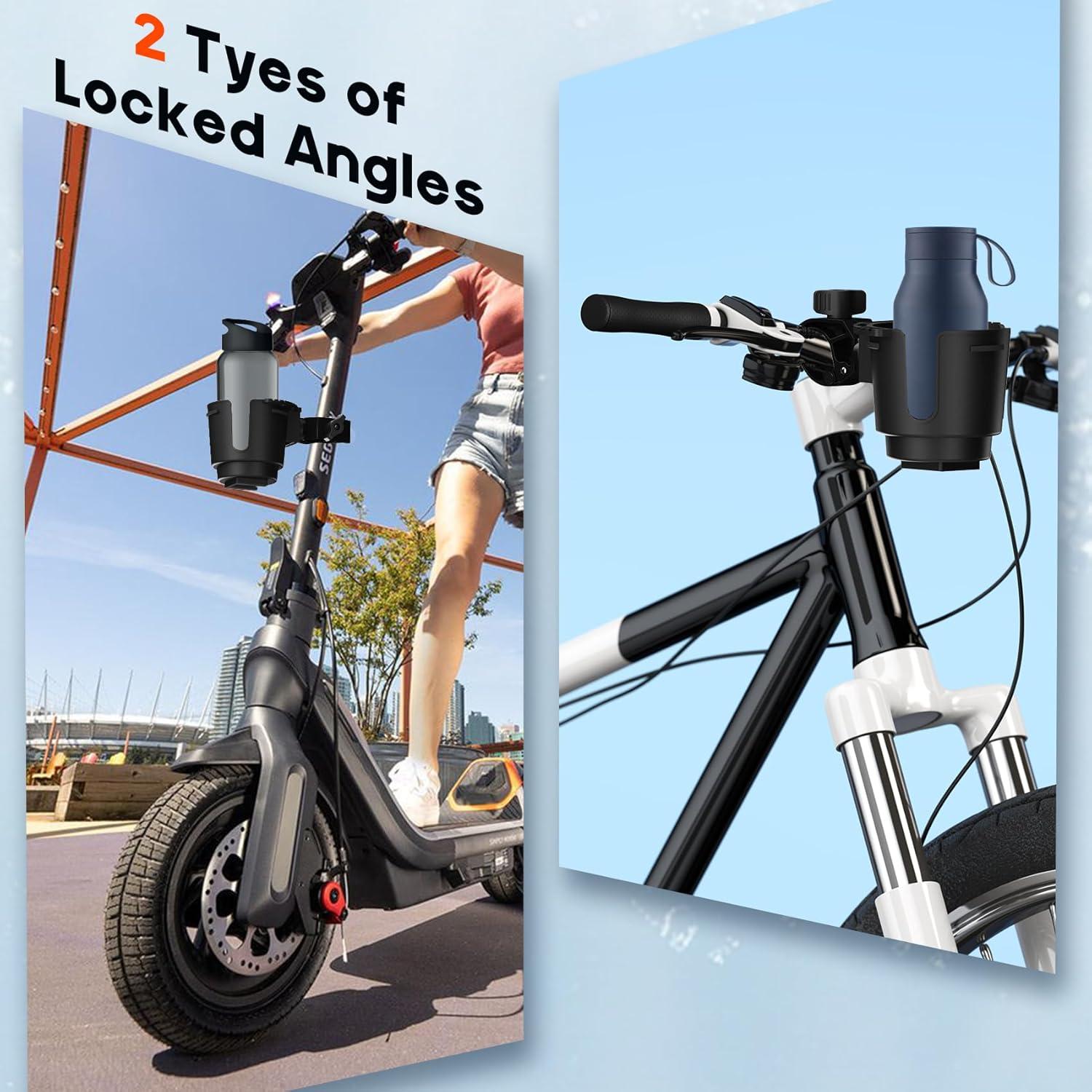 Portavasos de Aluminio EDSRDUX para Motocicleta y ATV