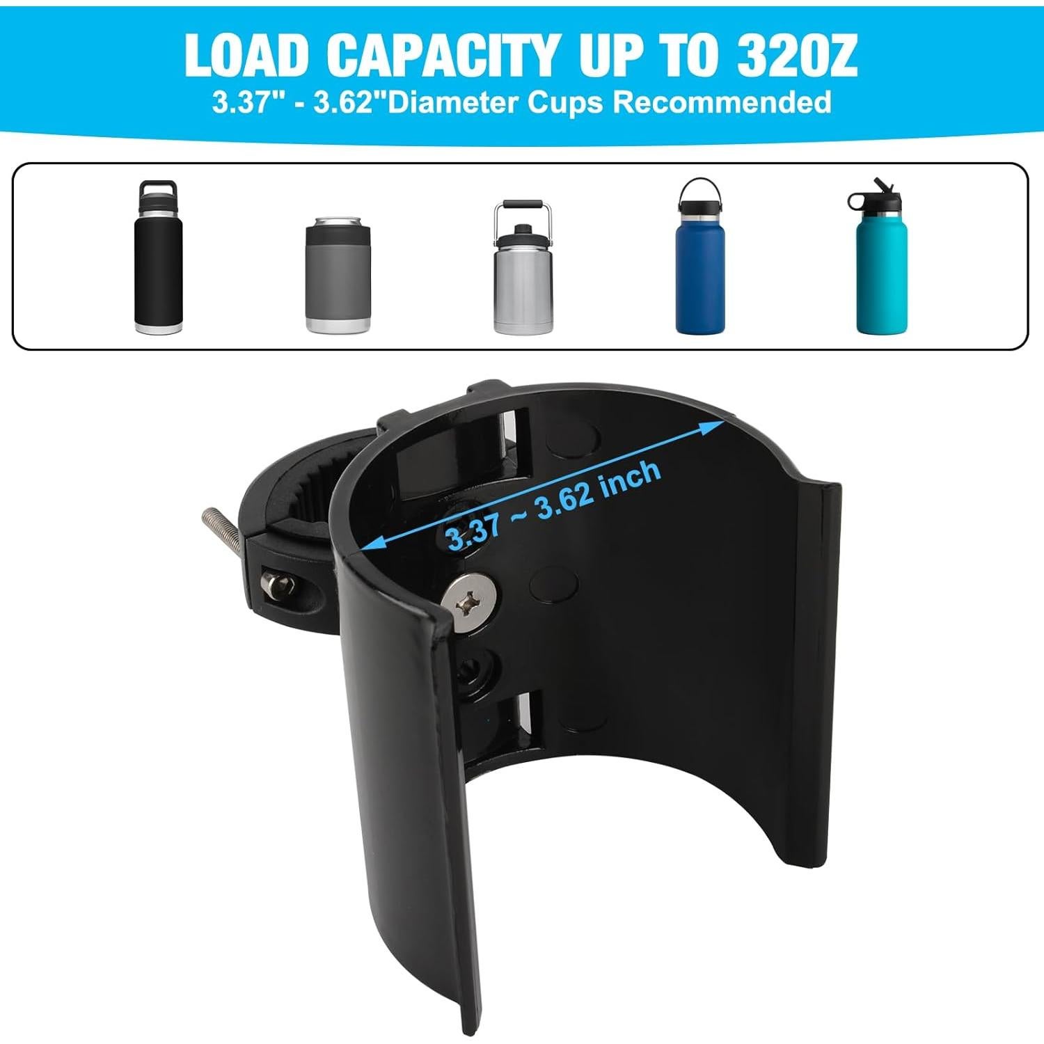 Soporte para Taza Z8 Universal con Clip de Metal - Compatible con Yeti y Hydro Flask