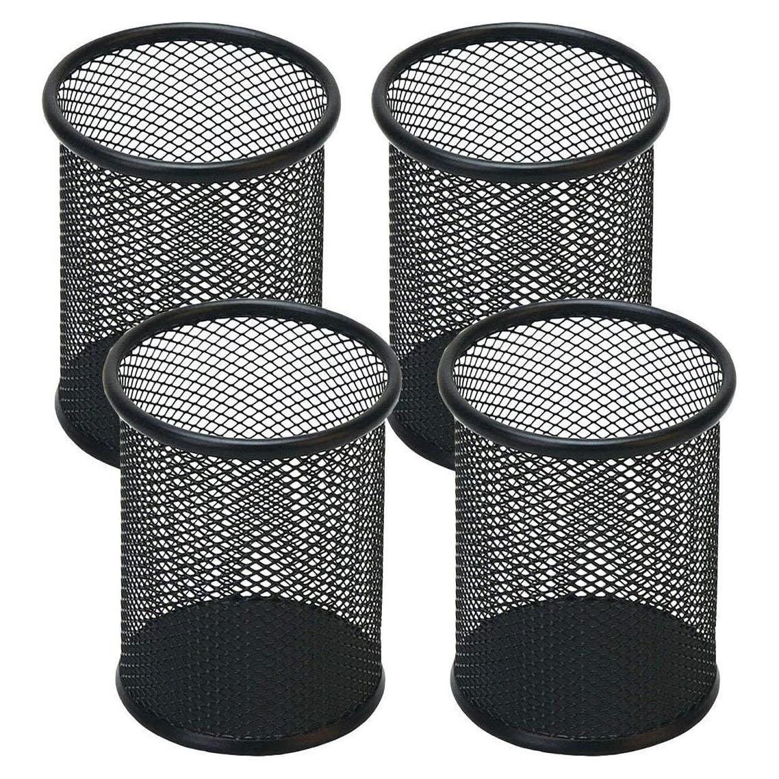 Soporte para bolígrafos Snow Cooler, 4 piezas, metal negro