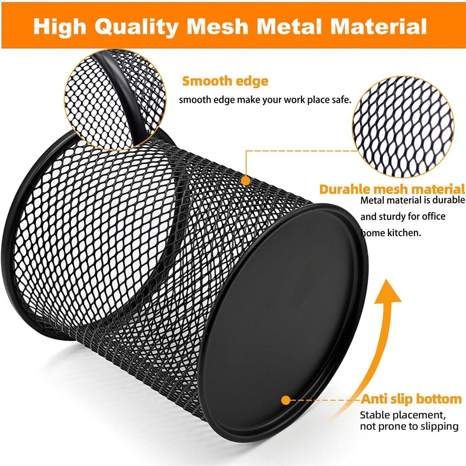 Soporte para bolígrafos Snow Cooler, 4 piezas, metal negro