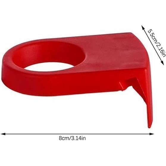 5 Clips de Plástico Coloridos para Sujetar Botellas y Copas