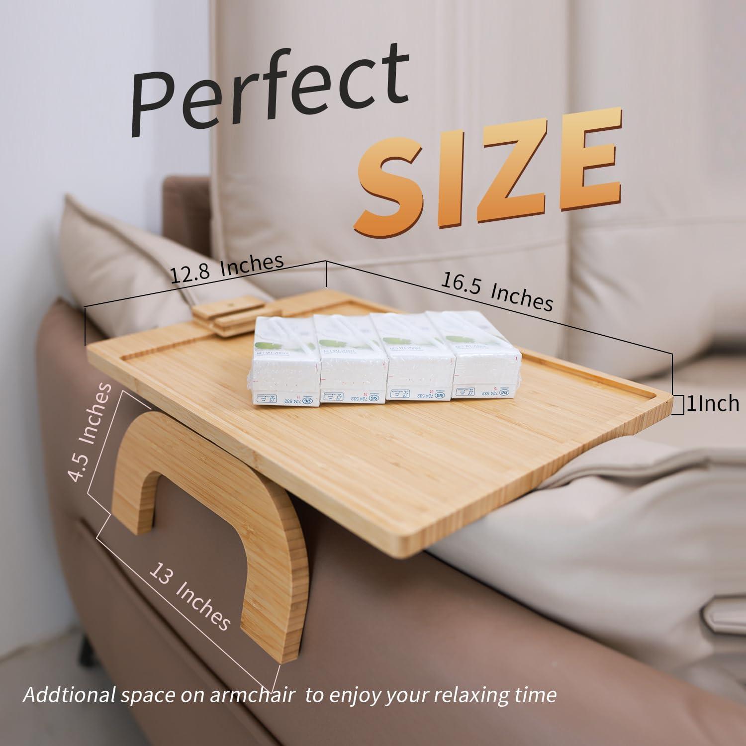 Bandeja para Brazo de Sofá ArtBeek 42x32.5 cm Plegable