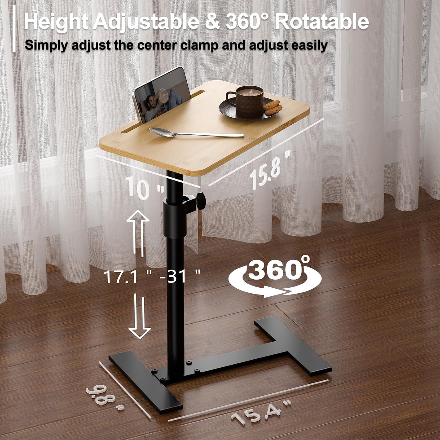 Mesa de bandeja ajustable Novamer para sofá y cama 40x25 cm