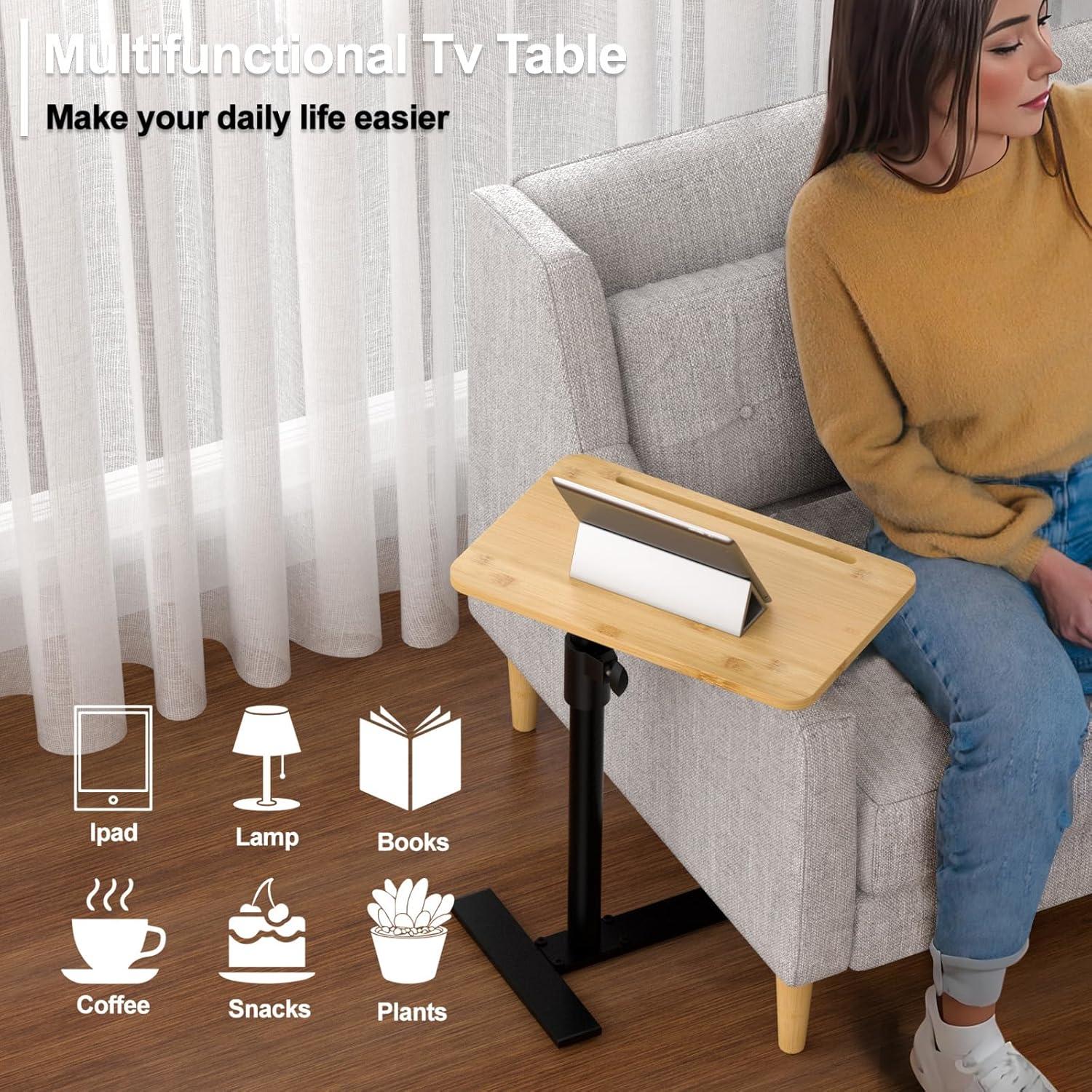 Mesa de bandeja ajustable Novamer para sofá y cama 40x25 cm