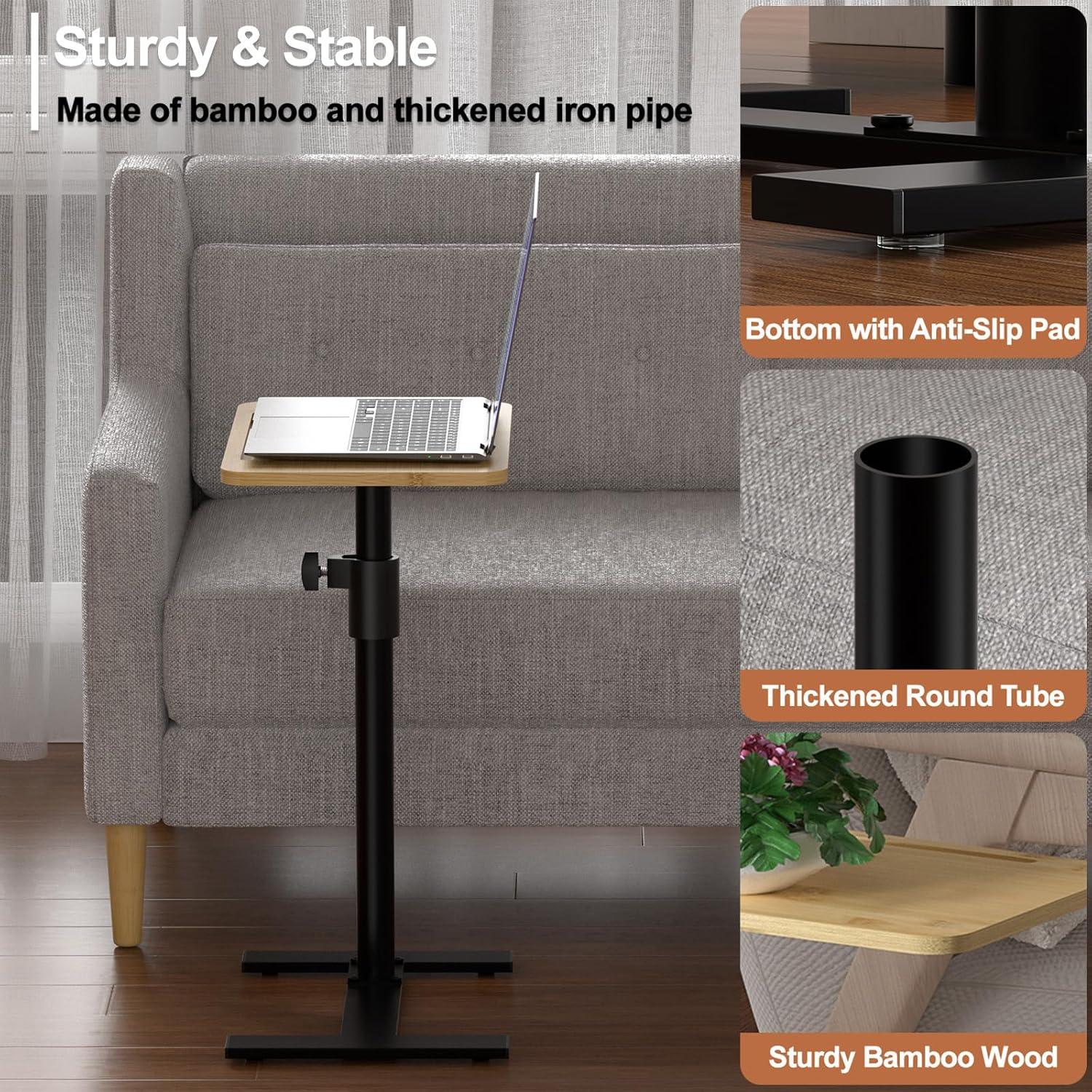 Mesa de bandeja ajustable Novamer para sofá y cama 40x25 cm