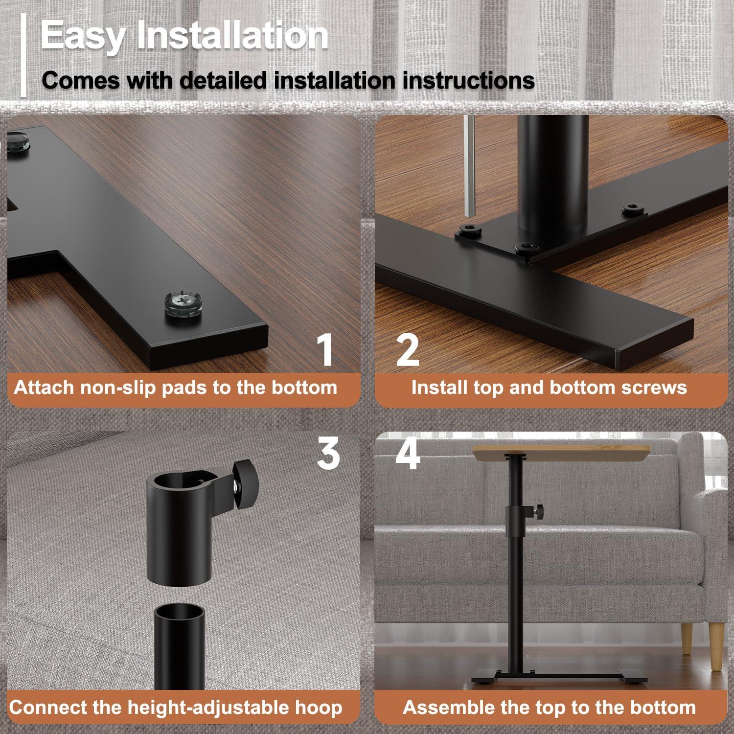 Mesa de bandeja ajustable Novamer para sofá y cama 40x25 cm