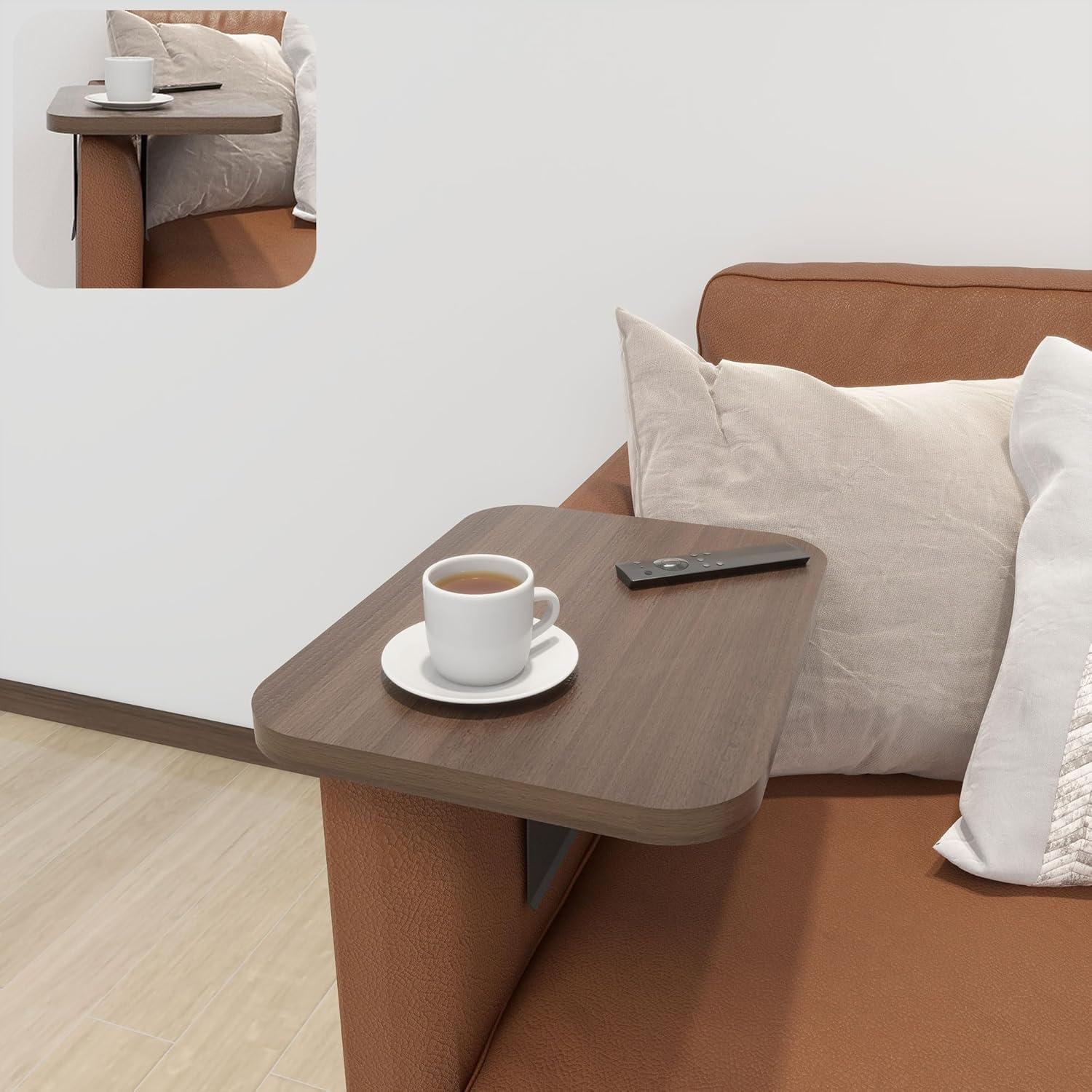 Bandeja para brazo de sofá ajustable JANHOLOHANG 38x27 cm