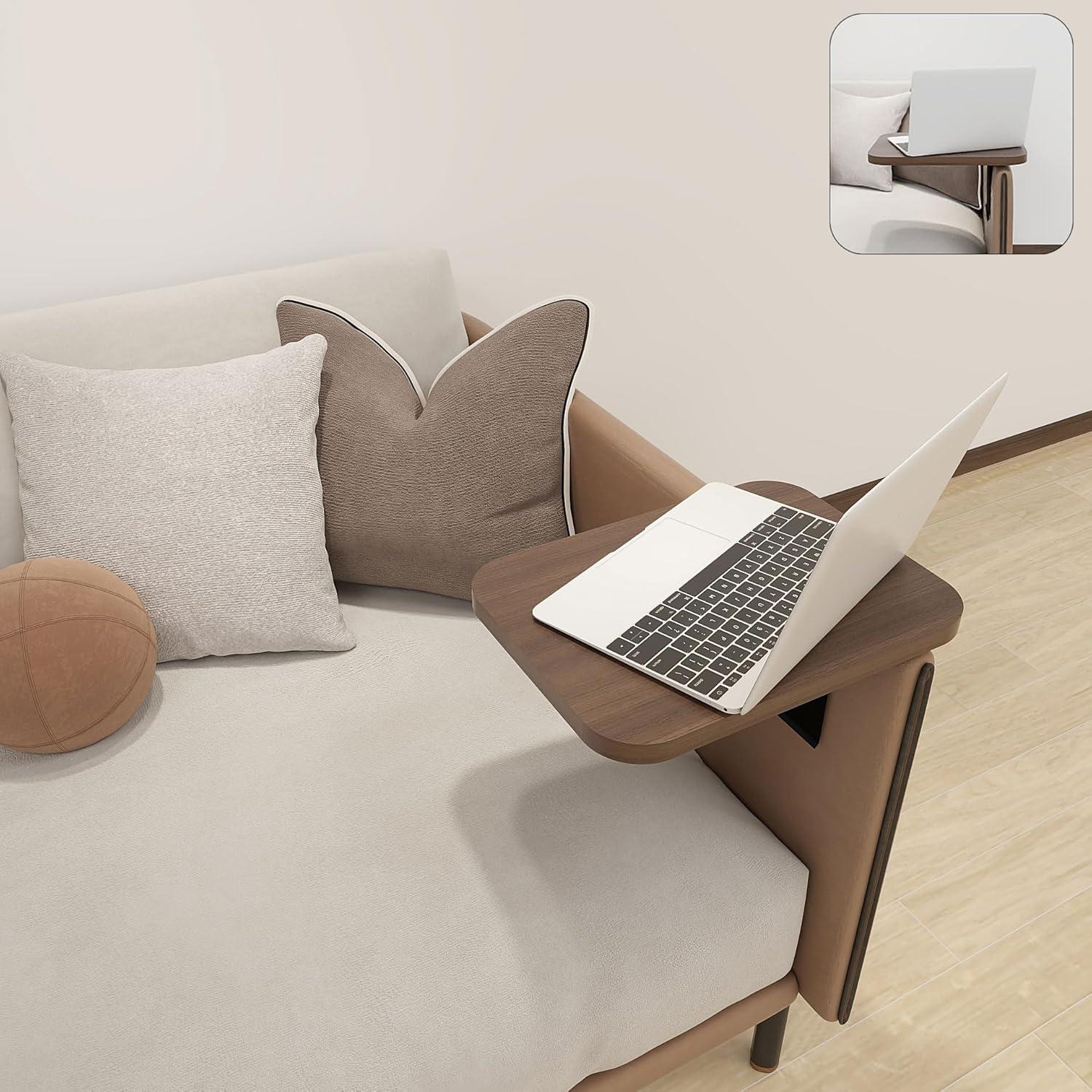 Bandeja para brazo de sofá ajustable JANHOLOHANG 38x27 cm