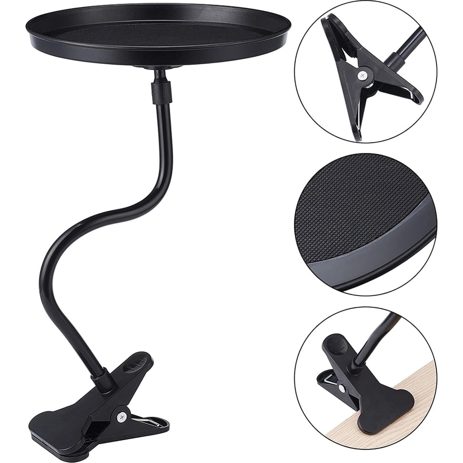 Bandeja de Comida Ajustable para Coche LYHLYA 22 cm Antideslizante