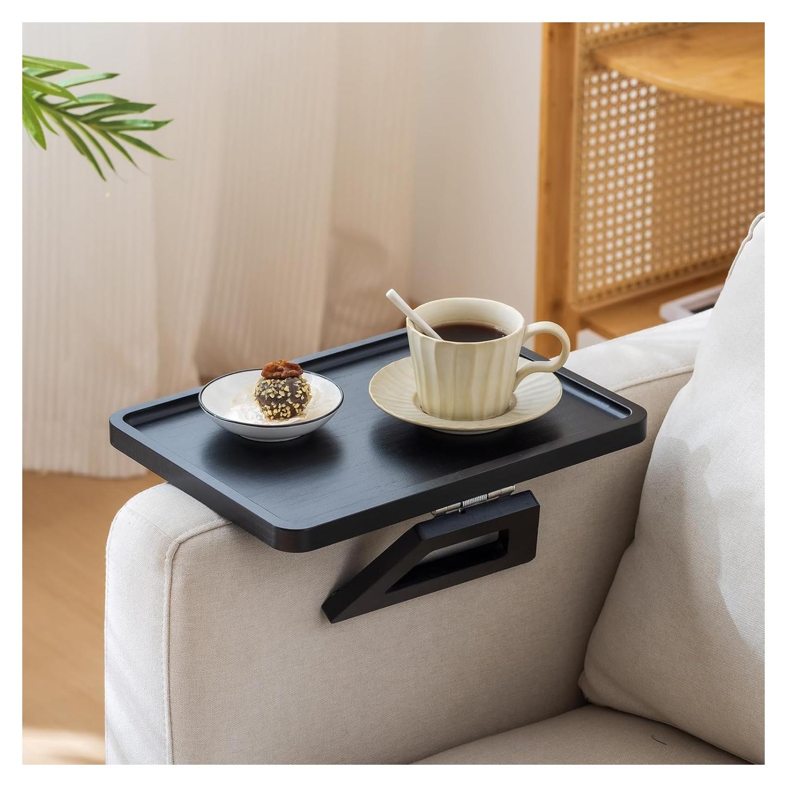 Mesa de bandeja para sofá SCONVU JYS-YJ-1A de bambú plegable