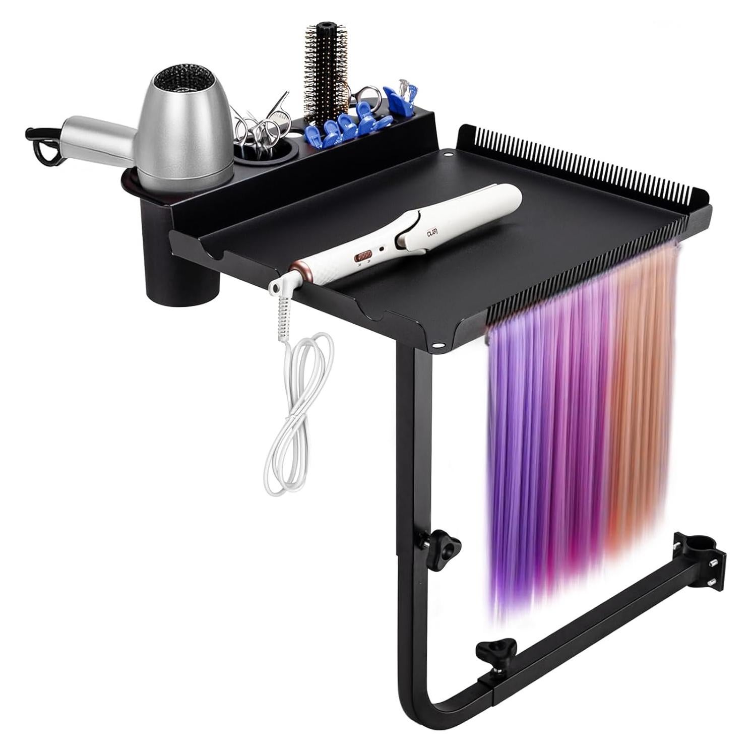 Bandeja Giratoria Ajustable Noverlife para Silla de Estilista