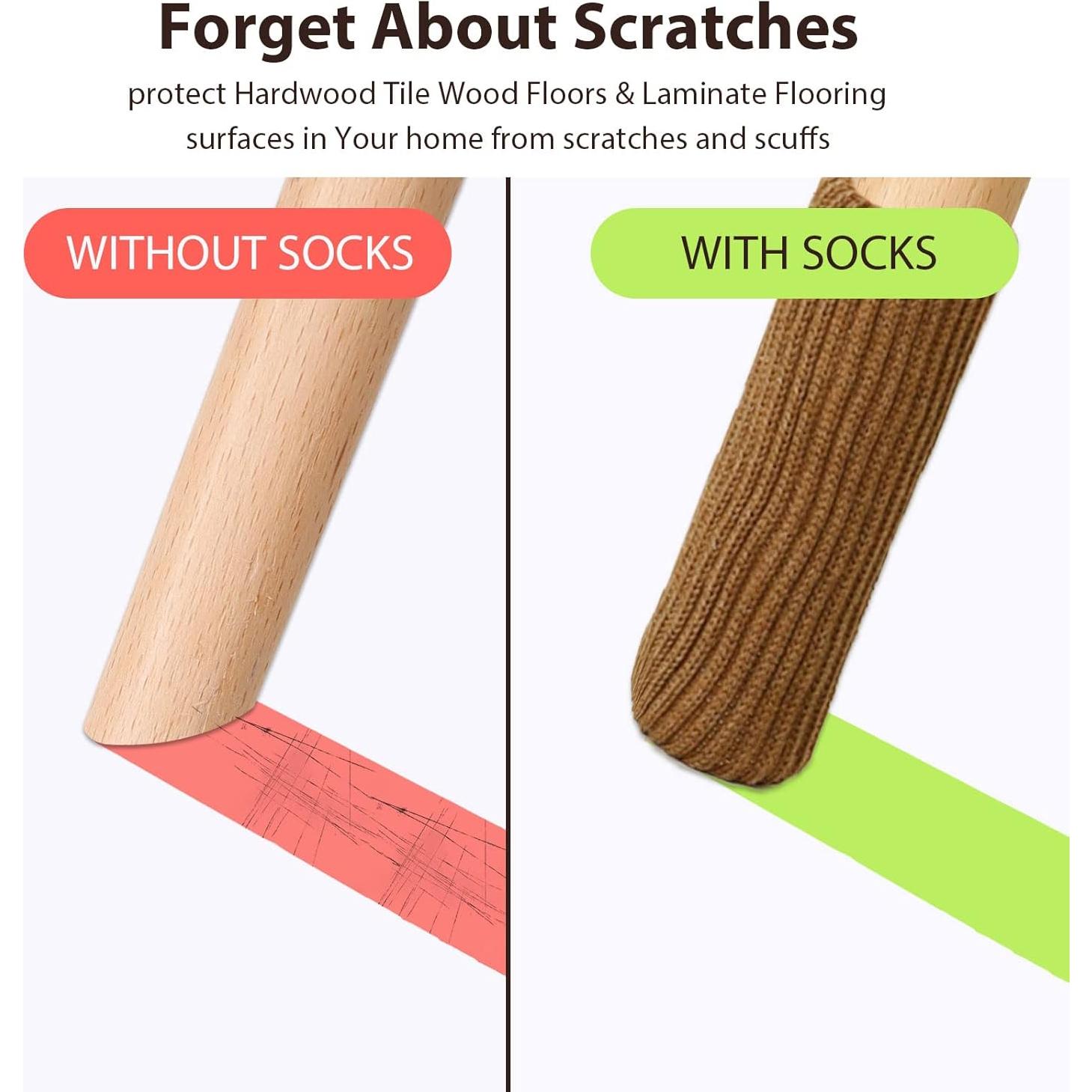 Protectores de patas de silla Hazeland 32 piezas antideslizantes