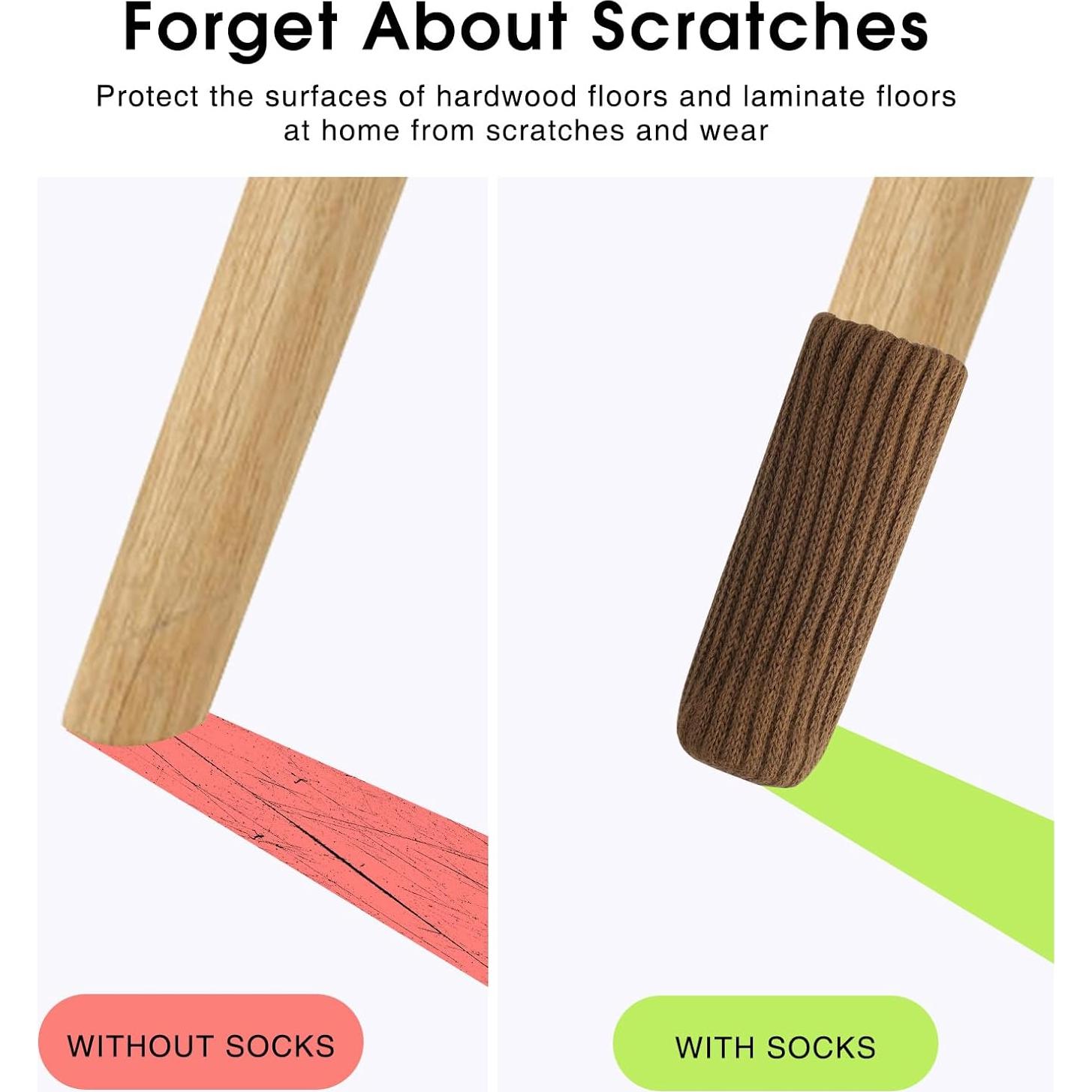 50 Calcetines Protectores para Patas de Sillas Framad - Antideslizantes