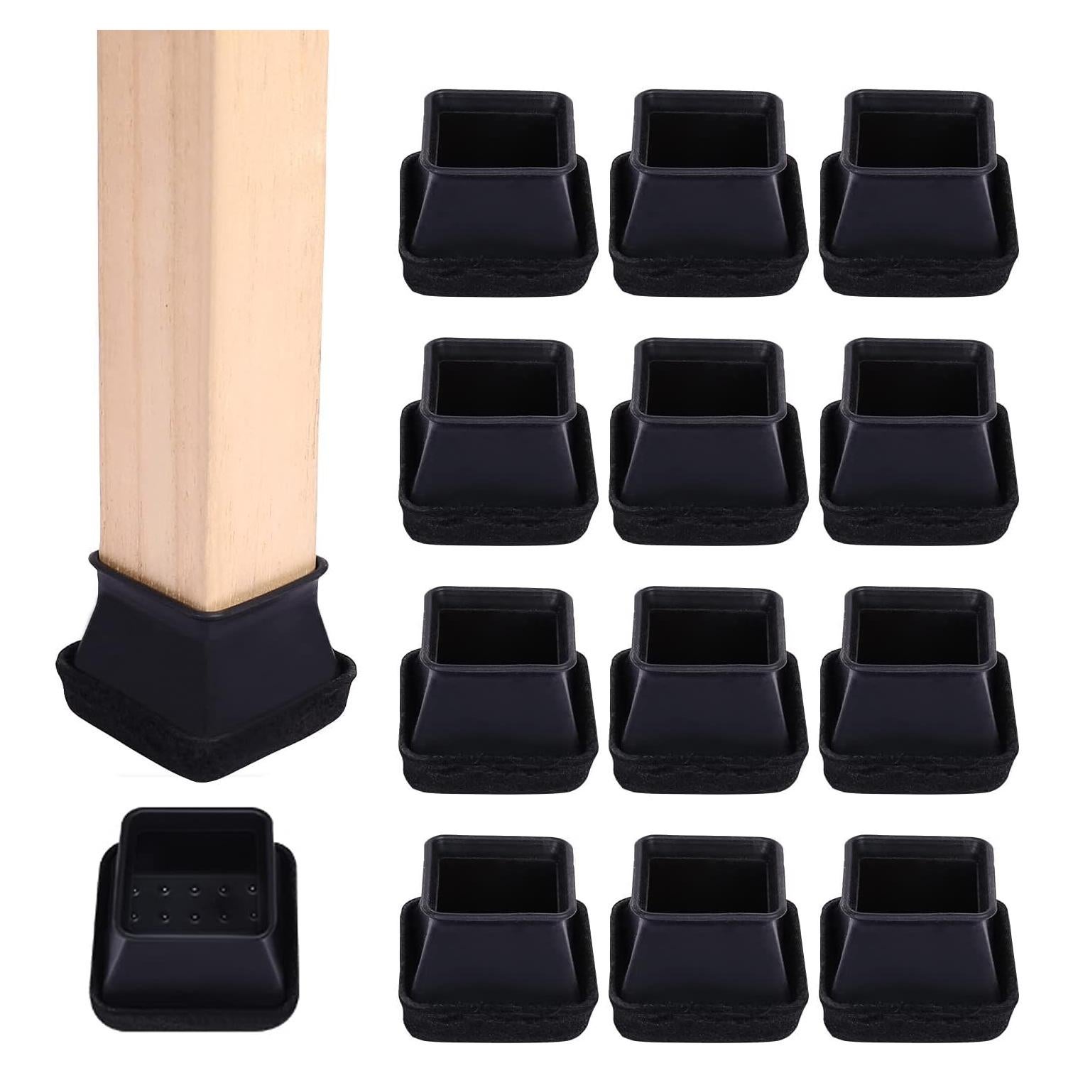 Protectores de Piso de Silicona Ezprotekt 24 PCS para Sillas