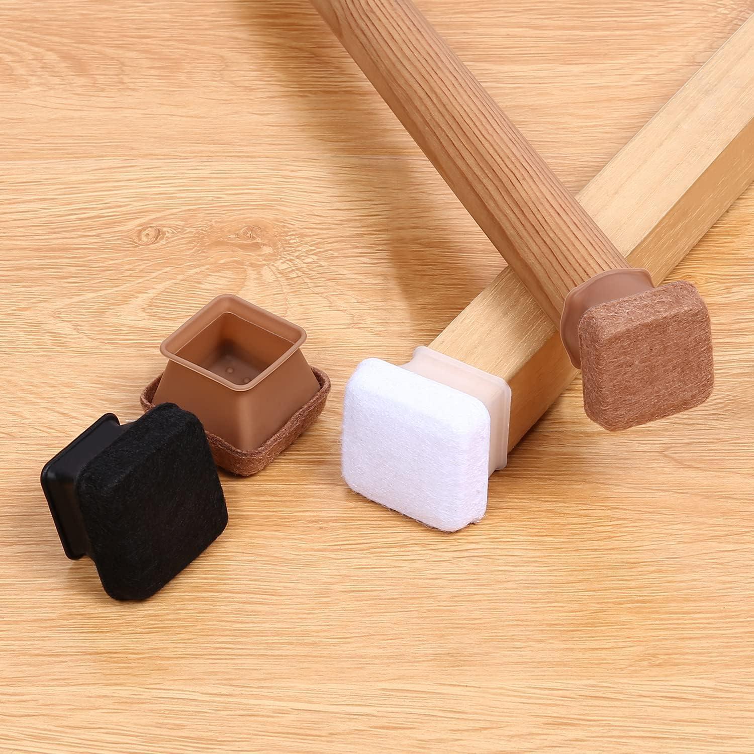 Protectores de Piso de Silicona Ezprotekt 24 PCS para Sillas