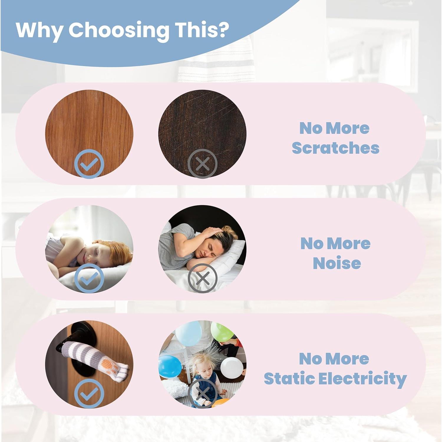 32 Piezas Calcetines para Patas de Muebles ShikaShito - Antirayaduras