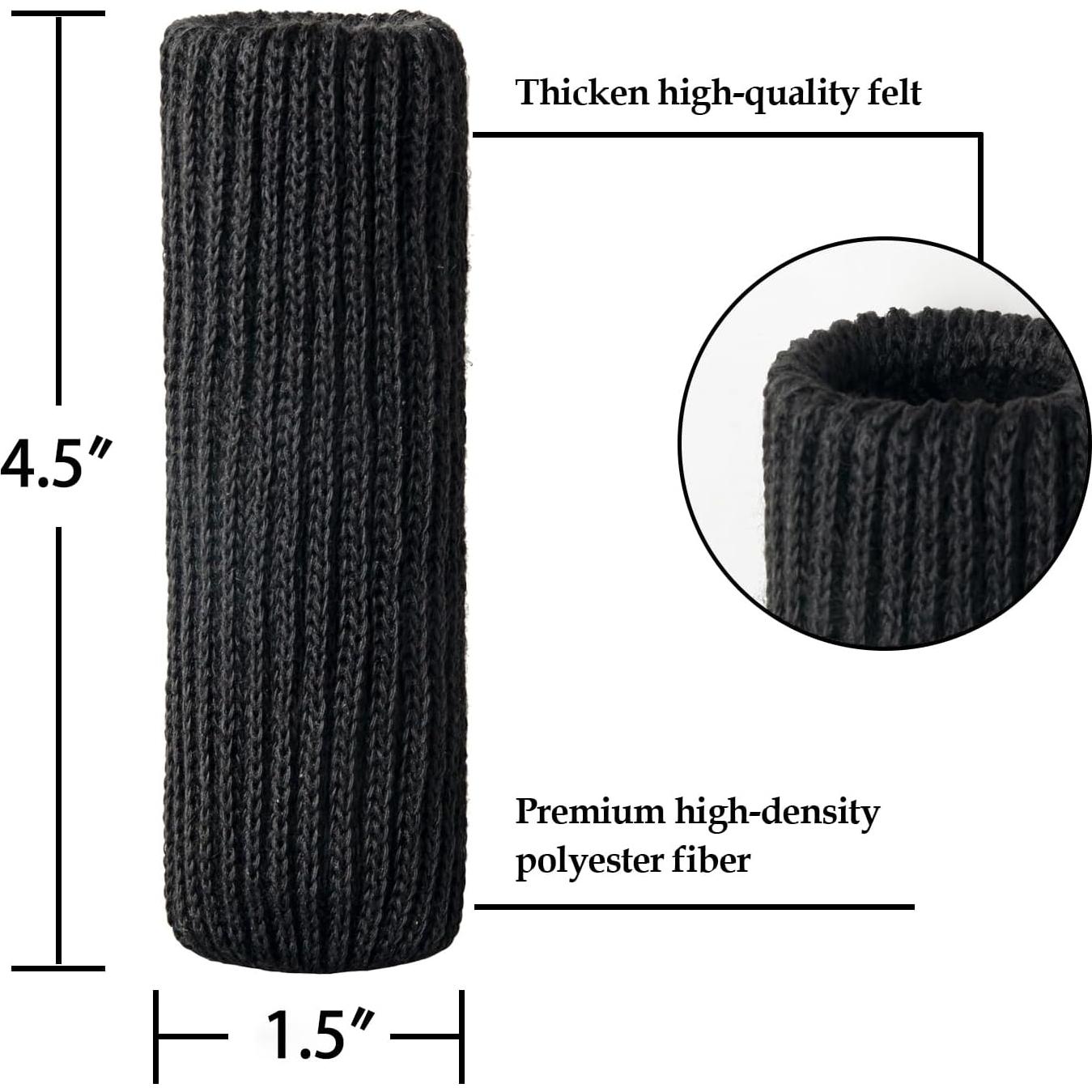 Protectores de patas de silla Sprytenzi 16 Pcs Antideslizantes