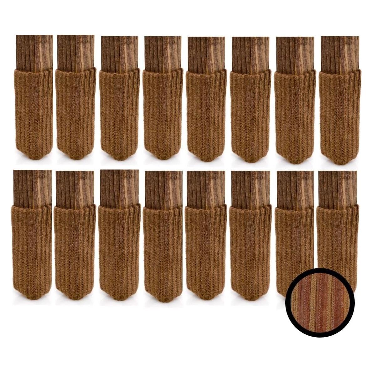 Calcetines para Muebles Furniture Sox Marrón Caramelo 16 Pk