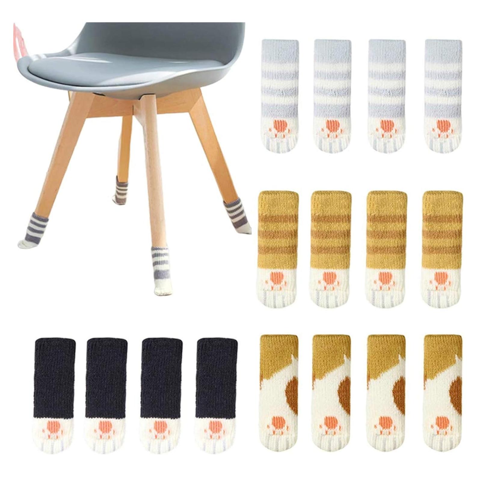 16 Calcetines Antideslizantes para Patas de Muebles Chchmu