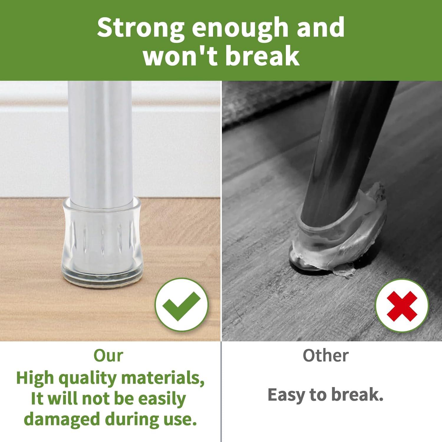 24 Protectores de Suelo para Patas de Silla Covercorner