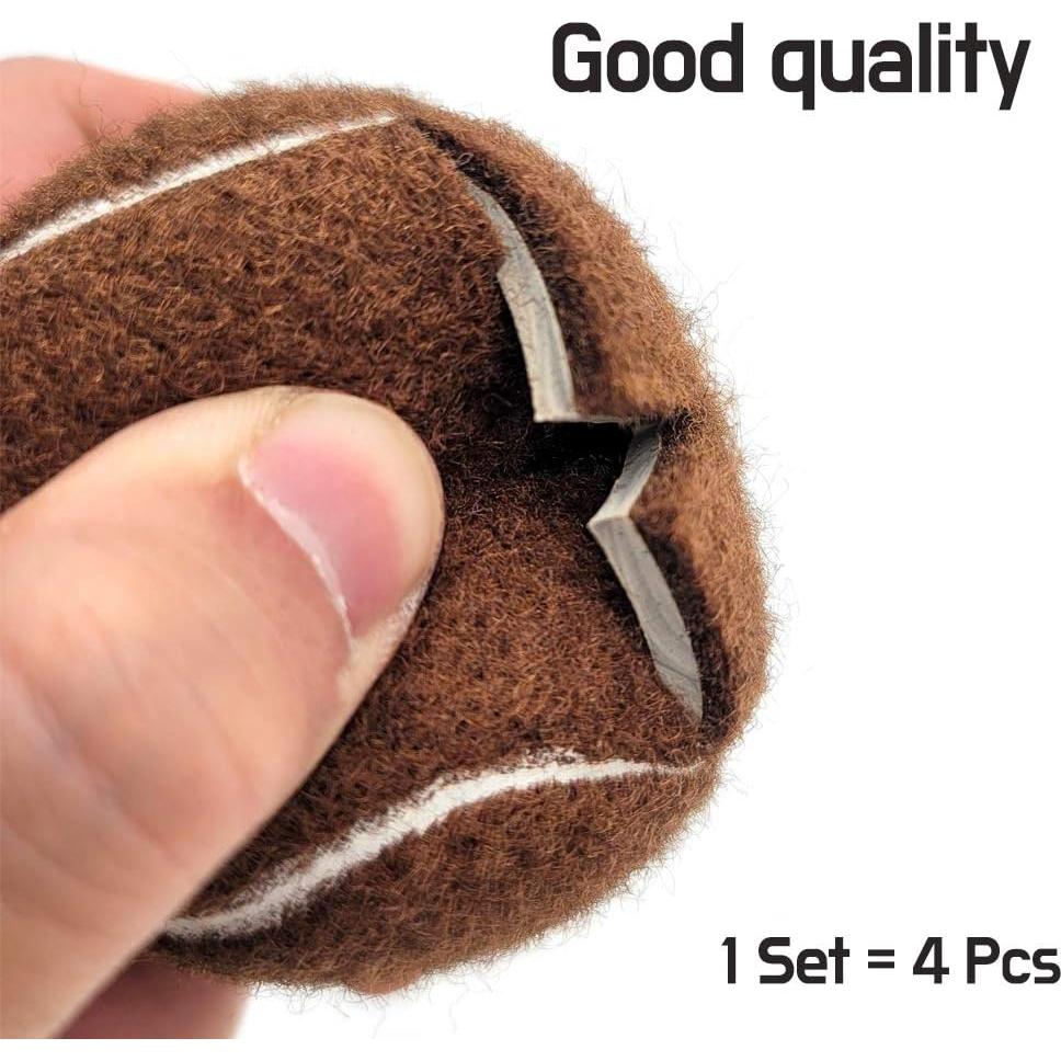 Juego de 4 Protectores de Silla Clairla - Pelotas de Tenis Antirrayas