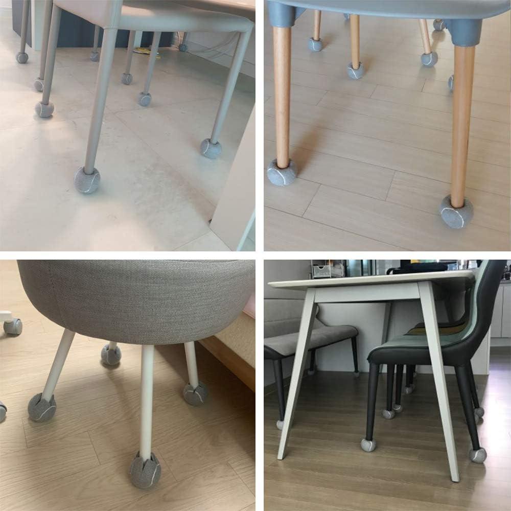 Juego de 4 Protectores de Silla Clairla - Pelotas de Tenis Antirrayas