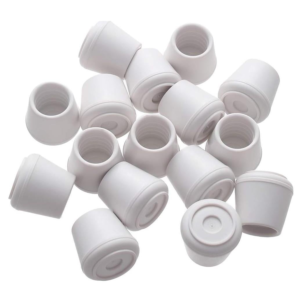 Tapas de patas de silla Furnigear 1" antideslizantes, 16 unidades