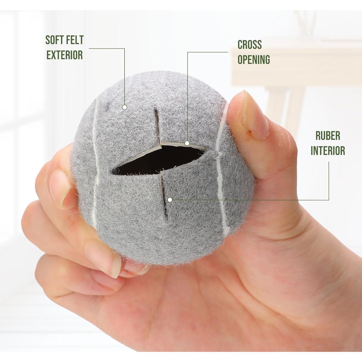 Pelotas de Tenis Precortadas Macarrie 200 Pcs 6.3 cm Gris