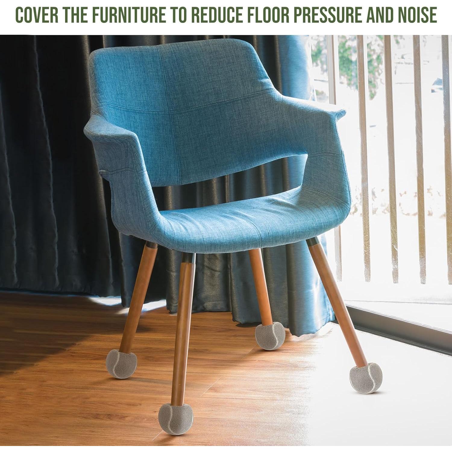 Pelotas de Tenis Precortadas Macarrie 200 Pcs 6.3 cm Gris