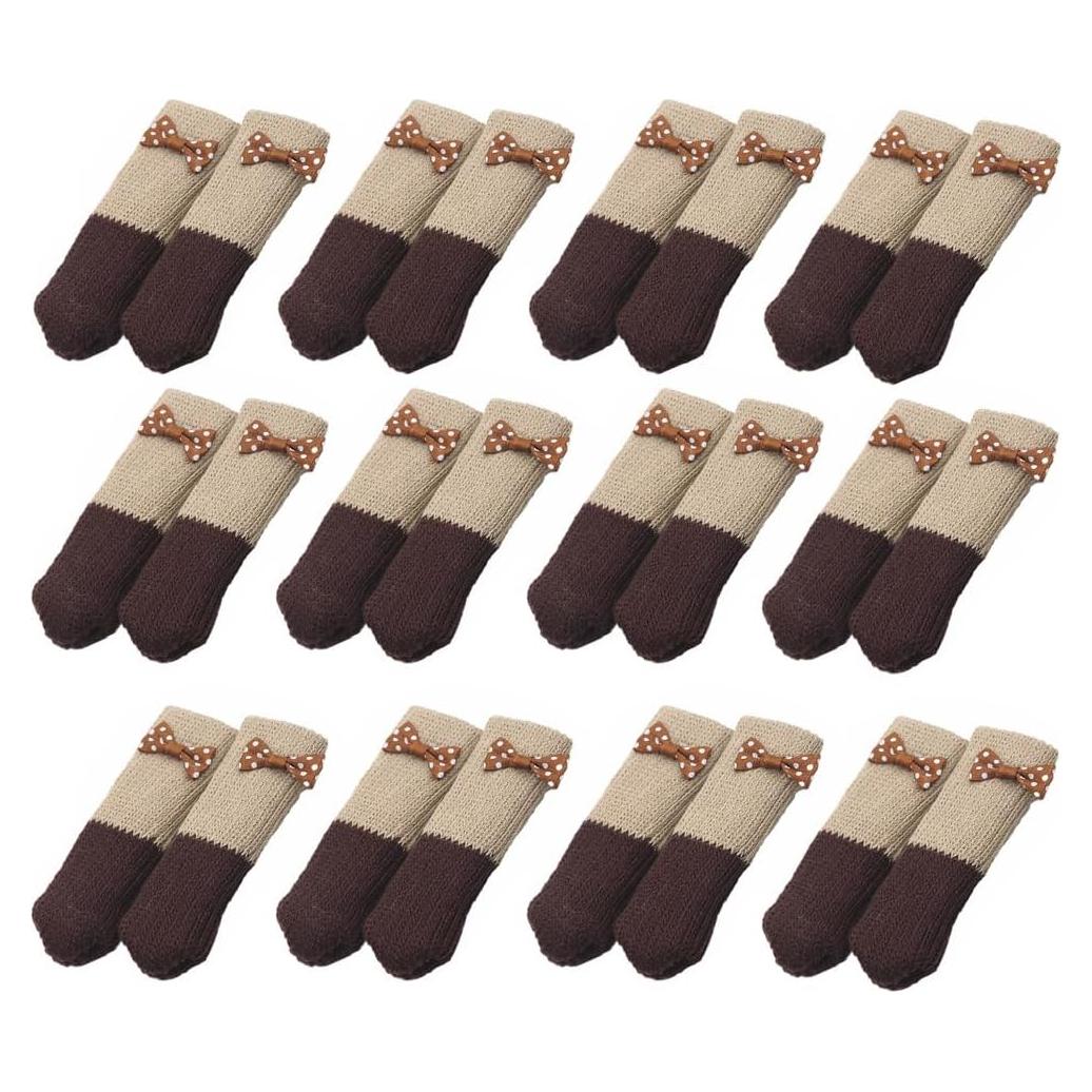 24 Calcetines Protectores para Piernas de Silla LJJCSFF