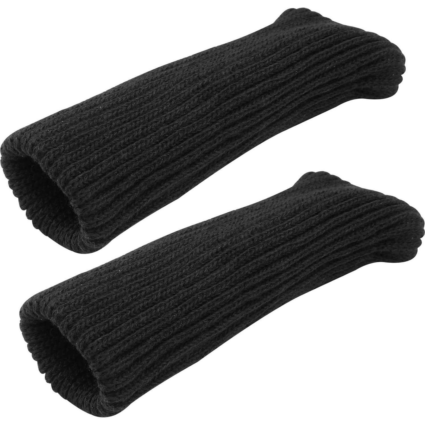 Calcetines para patas de silla Hordion 24 Pcs, negros elásticos