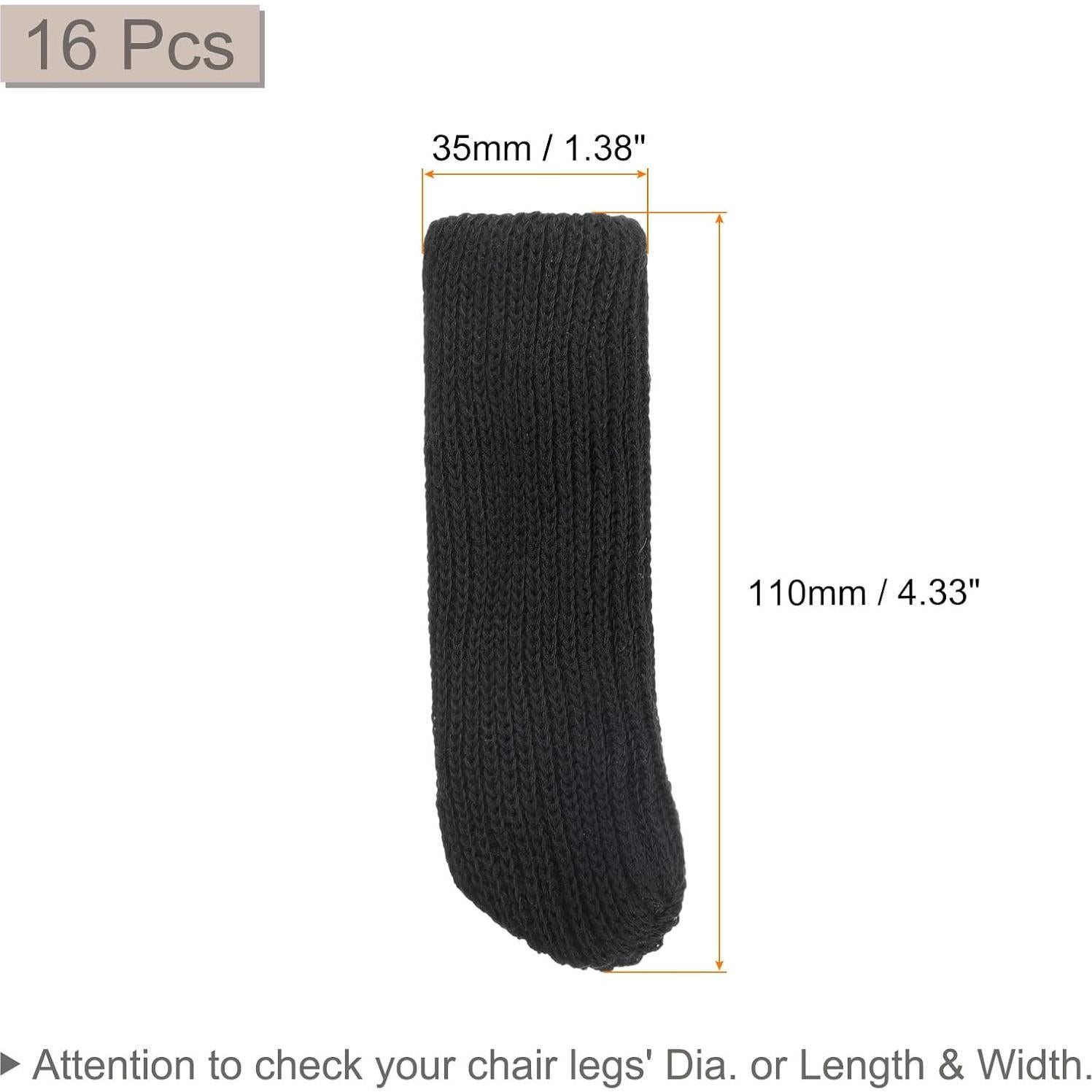 Calcetines para Patas de Silla uxcell - 16 Piezas Antideslizantes