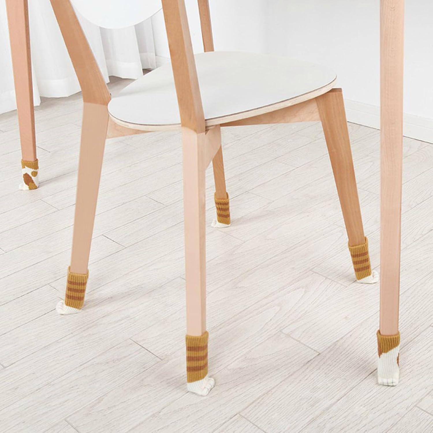 Calcetines para Piernas de Muebles Atyhao 4 Piezas Amarillo