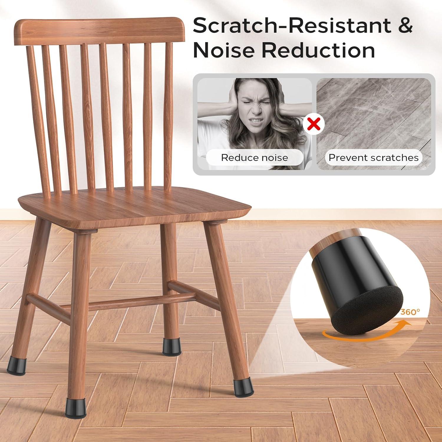 24 Protectores de Suelo de Silicona y Fieltro Yomanta - Redondo XS