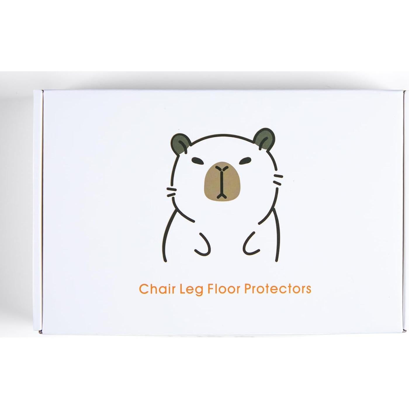 24 Protectores de Suelo de Silicona y Fieltro Yomanta - Redondo XS