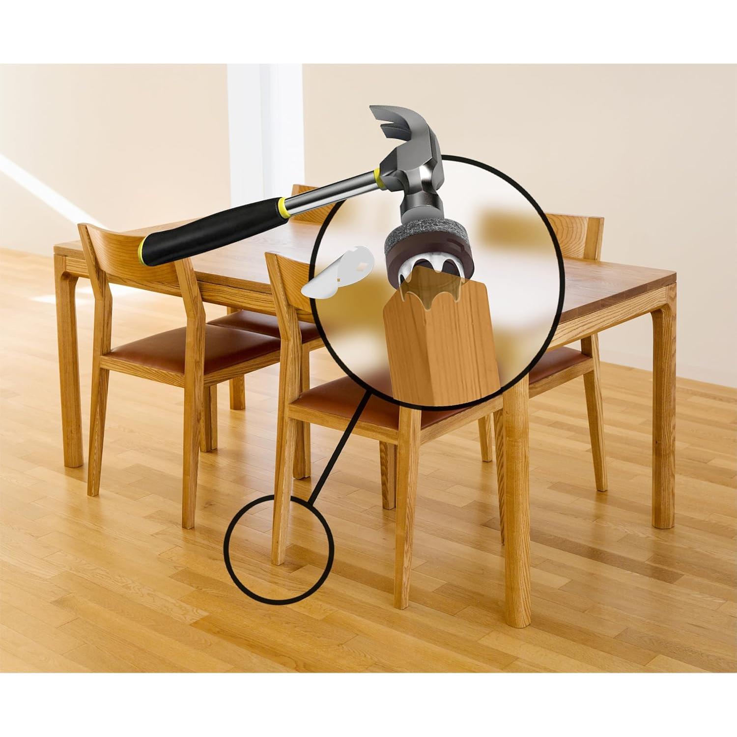 Protectores de Piso para Patas de Silla Slipstick CB257 - 16 Almohadillas de Fieltro 2.54 cm