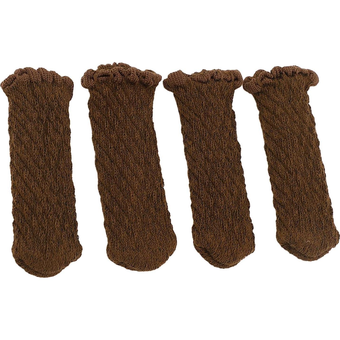 Fundas Protectores para Patas de Silla EVGATSAUTO 20 Pcs Chocolate