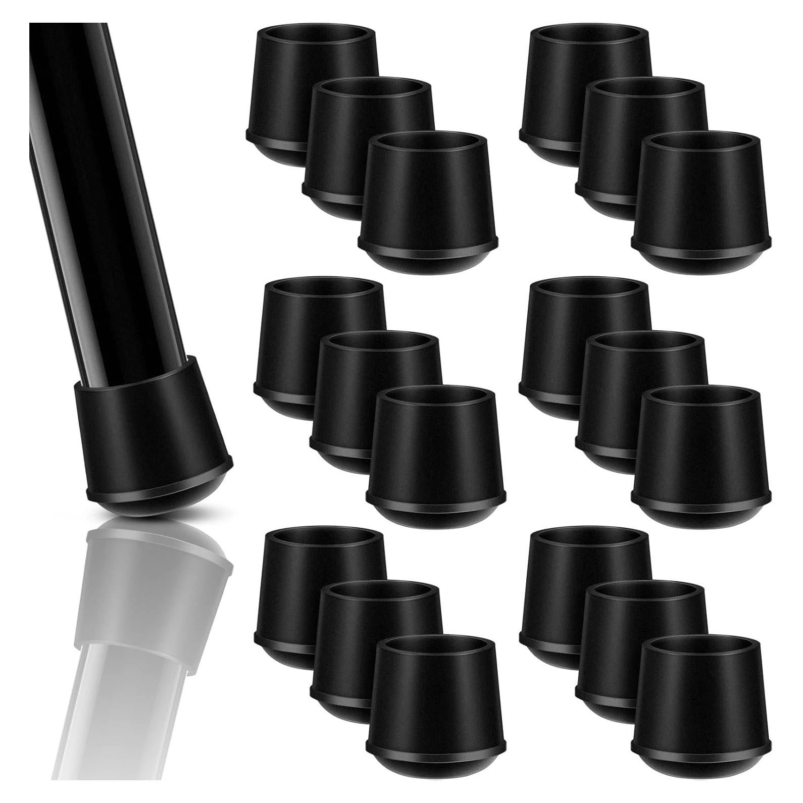 48 Protectores de Patas de Silla de Goma Treela 1.9 cm Antideslizantes
