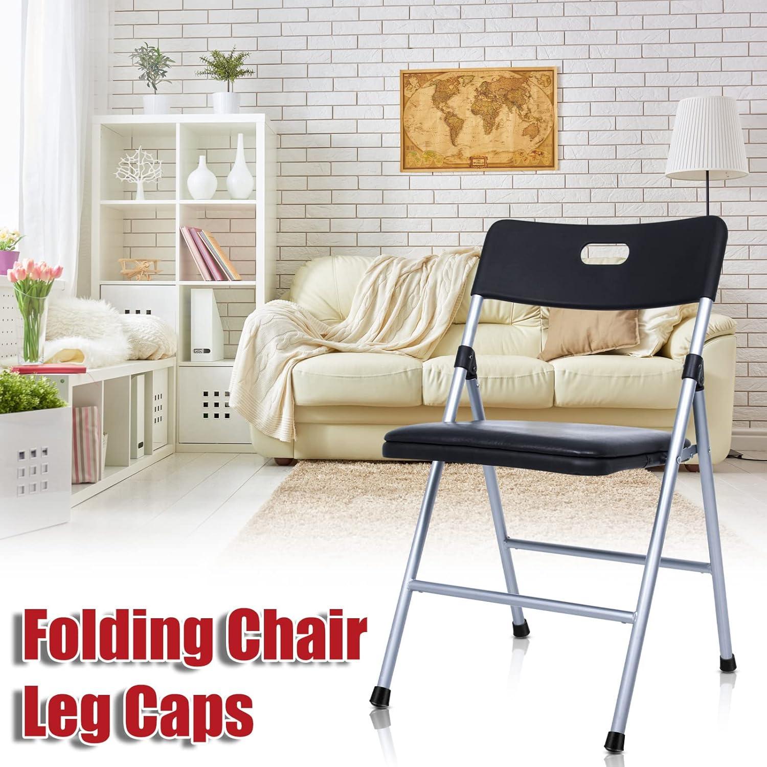 48 Protectores de Patas de Silla de Goma Treela 1.9 cm Antideslizantes