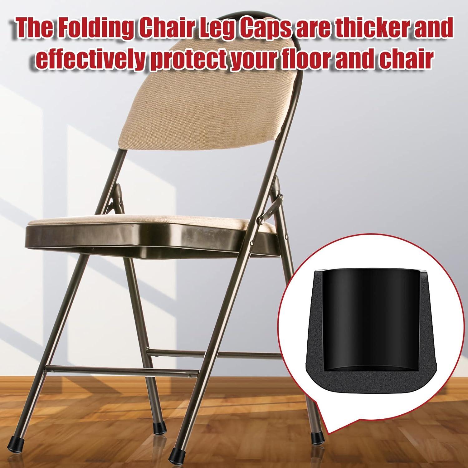 48 Protectores de Patas de Silla de Goma Treela 1.9 cm Antideslizantes