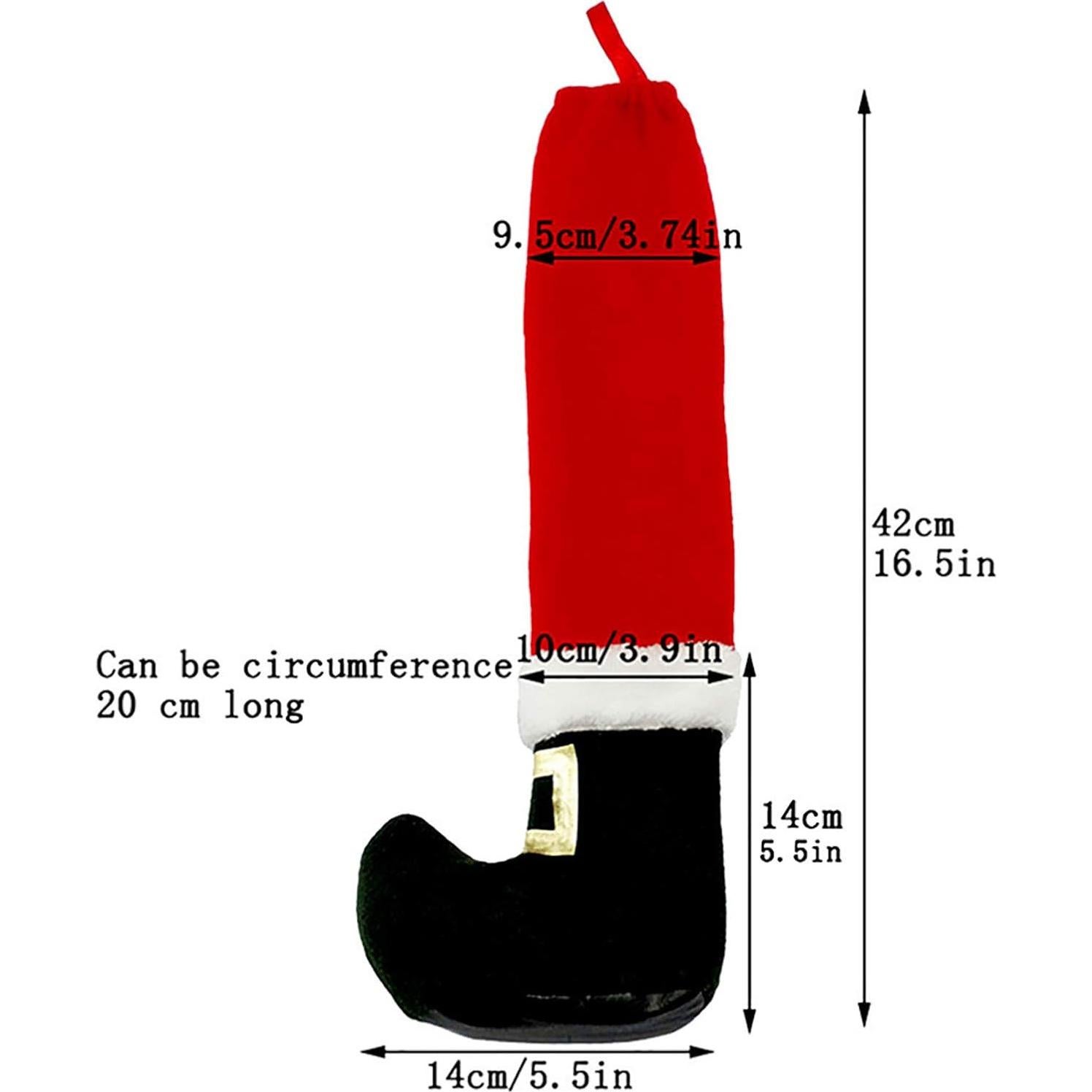 4 Calcetines de Navidad PPCAT para Muebles - Protectores de Suelo